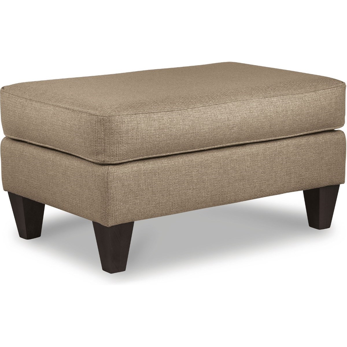 LaZBoy Porter Ottoman with Premier ComfortCore Cushion Furniture Mart Colorado Ottomans